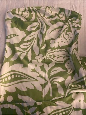 Otherwild Green and White Floral Maxi Dress